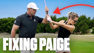 I Gave Paige Spiranac A Golf Lesson [upl. by Einhpad808]