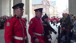 The Last Post Ceremony Menin Gate Ypres [upl. by Lajet613]