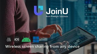 JoinU Software from Prestigio Solutions  Complete solution for meeting rooms [upl. by Seyer]