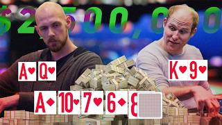 2500000 Super High Roller Showdown Final Table Highlights [upl. by Ekez]