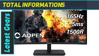 AOPEN 27HC5R Pbiipx 27quot Gaming Monitor Review [upl. by Ilera225]