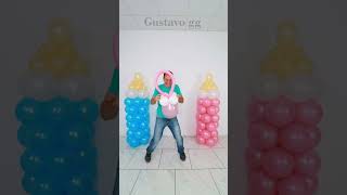 Baby shower 👶 Balloon Arch  birthday decoration ideas at home  TikTok Videos Gustavo GG shorts [upl. by Lynden29]