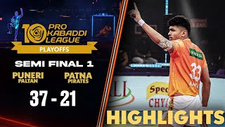 Aslam Inamdar Guides Pune to the PKL Finals  PKL 10 Semi Final 1 Highlights [upl. by Nylrehs]