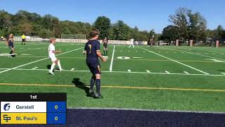 Gerstell vs US SP Varsity Soccer [upl. by Ingemar]