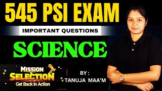 PSI Exams  Most Important Science Questions for All Competitive Exams  vidyakashi [upl. by Zendah]