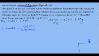 Reacciones químicas estequiometria cálculos con volúmenes 03a ejercicios y problemas resueltos [upl. by Otineb268]