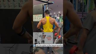 Shoulder5  how to do upright row cablemotivationgym gymmotivation [upl. by Eiryk473]