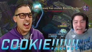 HOW TRICK2G BROKE HIS KEYBOARD  Trick2g RAGING at Cookie montage  Cookiemanman [upl. by Ranie]