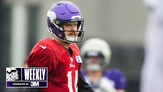 Week 1 vs Giants Preview Sam Darnold Debut Best of Micd Up from Preseason  Vikings Weekly [upl. by Upton]