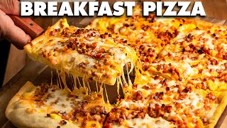 Breakfast Pizza Recipe with Sausage and Eggs [upl. by Socha947]