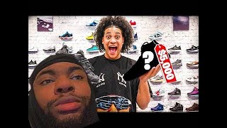 Cam Wilder INSANE 150000 RARE SNEAKER COLLECTION Reaction [upl. by Hobbie]