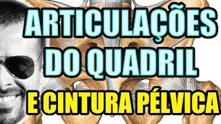 Vídeo Aula 115  Anatomia Humana  Sistema Articular  Articulações do Quadril e da Cintura Pélvica [upl. by Yetah]