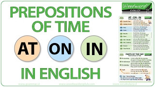 AT ON IN  Prepositions of Time in English [upl. by Nonrev763]