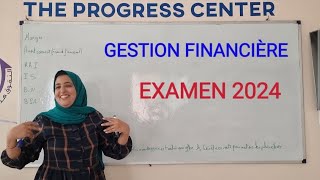 Examen 2024 Gestion financière [upl. by Carleen]