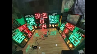 Wireless Electronic Scoreboard by ELECTREX [upl. by Lorraine]