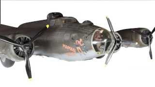 Memphis Belle  Model quotMamas Boysquot B17F Aircraft [upl. by Annayr]