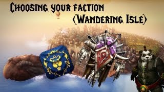 Choosing your faction as a Pandaren [upl. by Corneille]