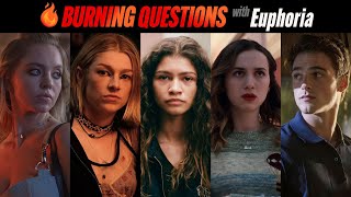 quotEuphoriaquot Cast Answers Burning Questions [upl. by Elleahcim]