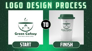 Logo Process In detail  Start to Finish Process  logo logodesign tutorial photoshop [upl. by Curson112]