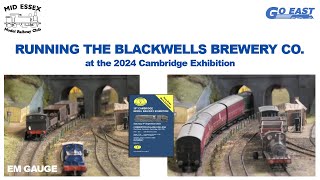 Running the Blackwells Brewery Company at the 2024 Cambridge Exhibition [upl. by Arammat]