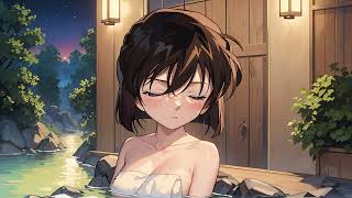 ASMR Sweet Dream Sound of Onsen With Haibara Ai [upl. by Ramal]