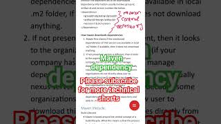 Maven dependency  How to add dependency in pomxml maven dependencies shorts [upl. by Esya264]