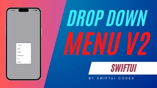 You Wont Believe How Easy Custom Drop Down Menus Are in SwiftUI [upl. by Firooc]