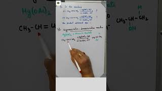 Hydrocarbon  Oxymercuration  Demercuration  Alkene  168 [upl. by Harrietta149]