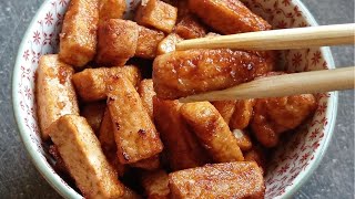 Tofu grillé🥢Recette végétarienne rapide et facile [upl. by Boy]