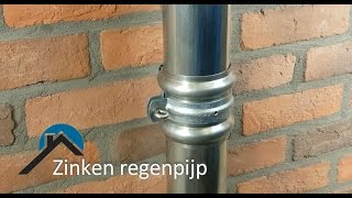 Zinken regenpijp monteren [upl. by Urbannai]