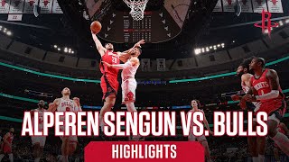 Alperen Sengun 20 points Triple Double Highlights vs Chicago Bulls l Houston Rockets [upl. by Doble63]