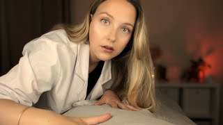 ASMR Chiropractor Tucks You In Crispy Sheets Body Adjustments Massage Face Touching Roleplay [upl. by Dachi]