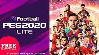 eFootball PES 2020 Lite  Launch Trailer [upl. by Ahsla]