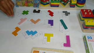 Introduction to Pentominoes Puzzles and Tetris How to Play Make Animal Shapes Creative Puzzle New [upl. by Akilaz647]