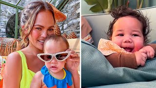 Chrissy Teigens Son Wren Looks Adorable In Sweet New Video [upl. by Xenophon]