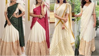 Onam Special Outfits Trendy Onam Dress Designs 2024kerala Dress collection [upl. by Francoise377]