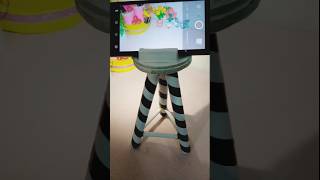 Diy paper tripod 😱 how to make tripod at home crafternida shorts shortvideo [upl. by Idieh]