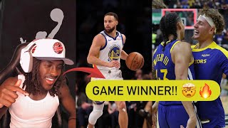 Warriors Vs Clippers GAME WINNER Preseason Highlights Reaction [upl. by Eittap]