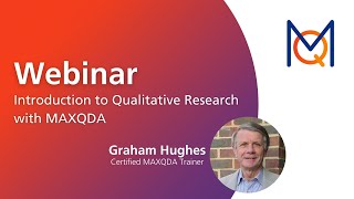 Webinar Introduction to Qualitative Research with MAXQDA [upl. by Amaryl]