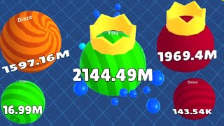 ballio Usa Fastest GameBall io cool mathJelly Fight 2048 Max Level [upl. by Crissie447]