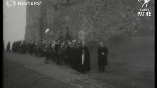 The funeral of Sir Fitzroy MacLean 1936 [upl. by Haerdna627]