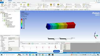 ansys workbench  modal analysis Mechanical engineering CADD [upl. by Shelley]