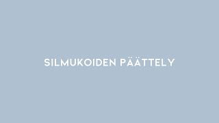 Silmukoiden päättely quotTavallinenquot tapa puikolla ylivetäen [upl. by Yrrap]