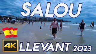 🇪🇸SALOU BEACH🌴 2023  Walk in Paradise😍  POV Experience [upl. by Karlens139]