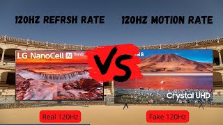 120Hz Refresh Rate vs 120Hz Motion Rate Whats The Difference [upl. by Sedruol793]