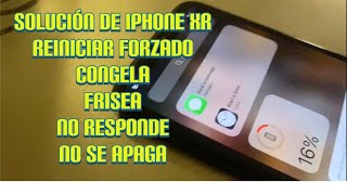 QUE HACER SI TU IPHONE XR FRISEA CONGELA TRABA NO RESPONDE Aqui Está La Solución [upl. by Linsk972]