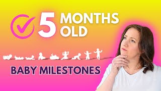 5 month old baby developmental milestones Your babys astounding progress WHATS NEW [upl. by Eladroc]