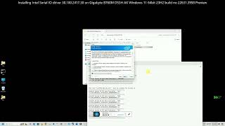Intel Serial IO driver 30100241730 on Windows1123H2226313958PGBB760MDS3H AXrev12 [upl. by Sankey221]