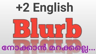 Blurb2 English say and improvement important question  Sebi English Hub [upl. by Monie]