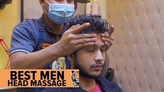 Best Men Head Massage I Munna amp Guys [upl. by Anola]